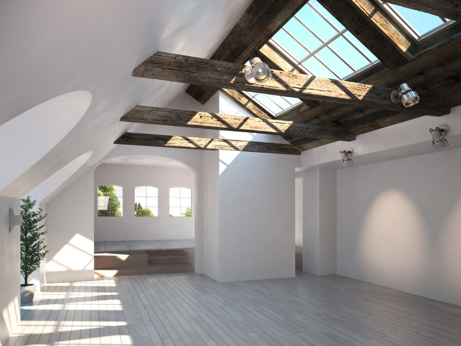 Heller Wohnraum einer Liegenschaft von C&L Partner Immobilien